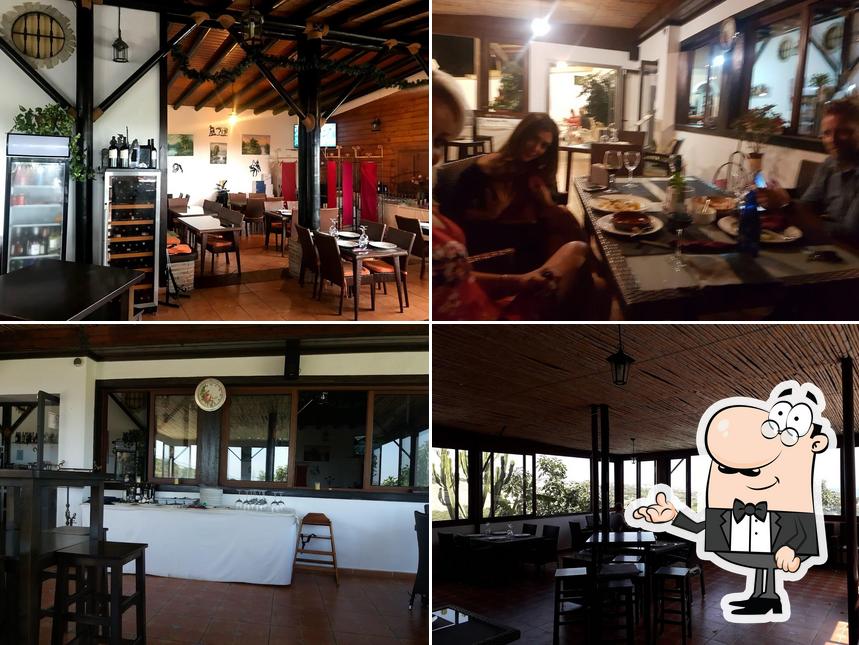 The interior of Restaurante Venta Valle Romano