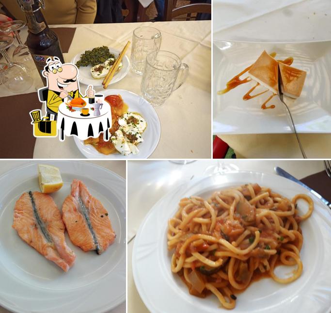 Platti al Trattoria Del Borgo