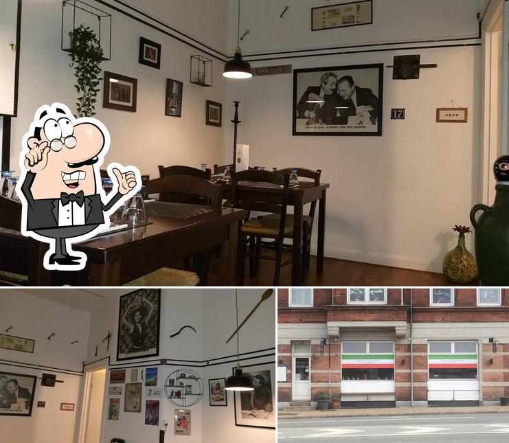 El interior de Della Nonna Italiensk Pizzaria