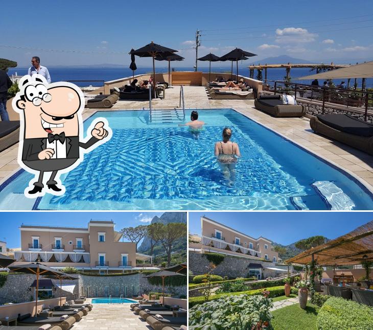 Gli esterni di Villa Marina Capri Hotel & SPA