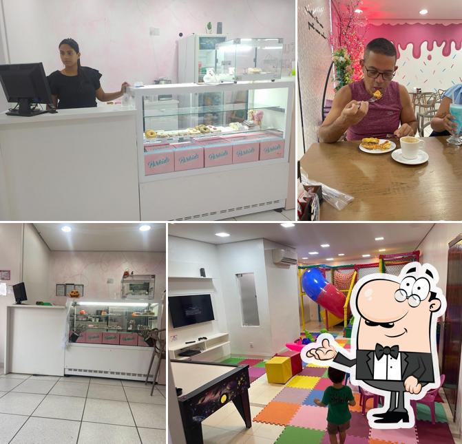 O interior do Parkids - Cafeteria e confeitaria