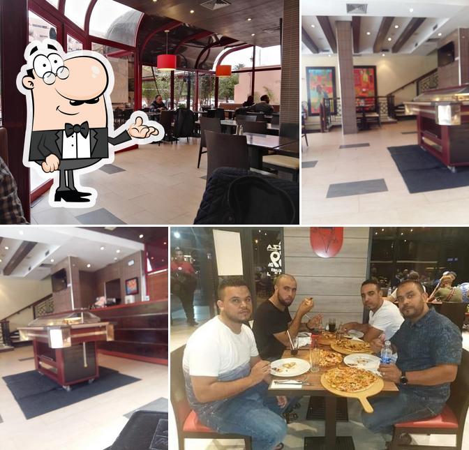 L'intérieur de Pizza Hut Marrakech