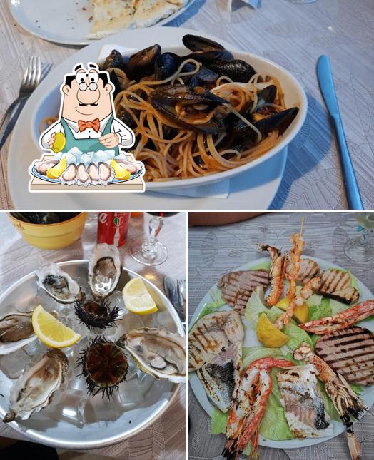 Prenez des fruits de mer à Ristorante Pizzeria l'ancora