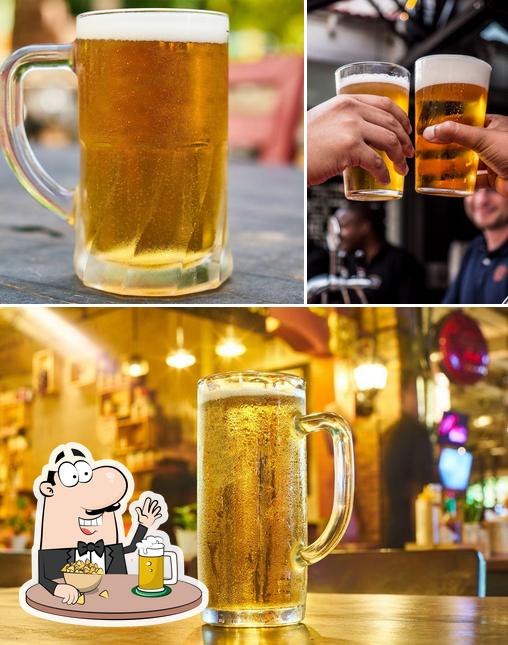 Profitez un verre de bière blonde ou brune