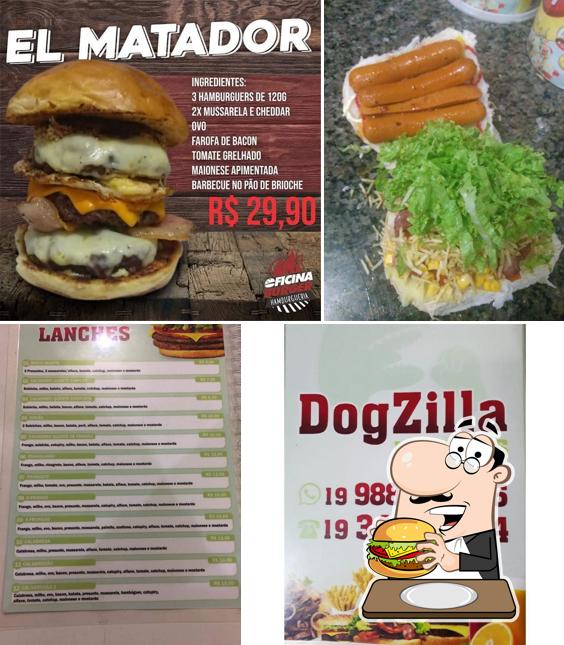 Hambúrguer em Dogzilla Lanches e Porções