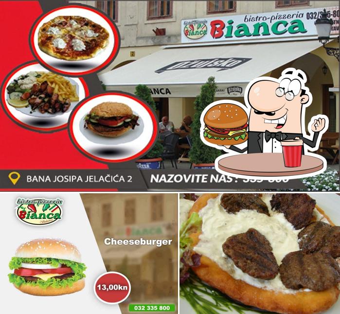 Prova un hamburger a Bianca