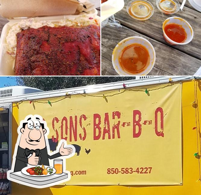 Food at 3 Sons Bar-B-Q