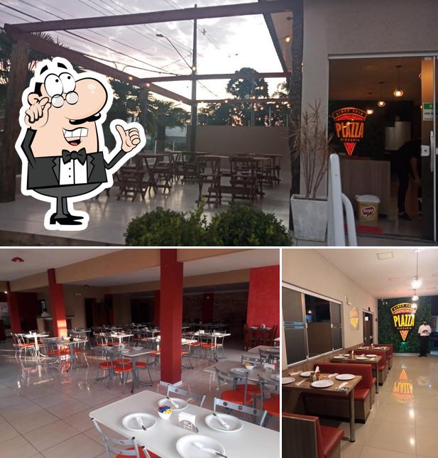 Veja imagens do interior do Plazza Pizzaria