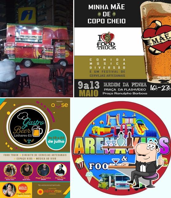 O interior do Sandurritus Foodtruck