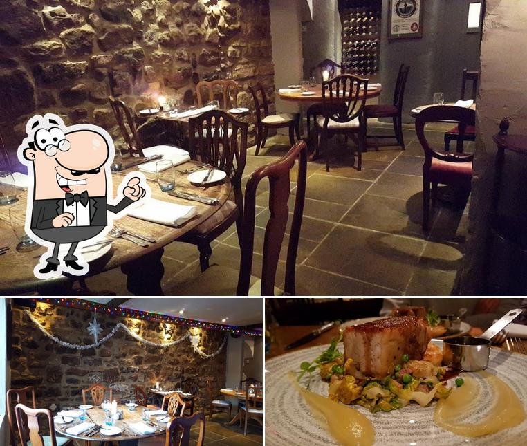 Among different things one can find interior and food at The Malt Shovel