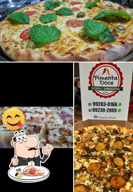 Experimente pizza no Pimenta doce pizzaria e hambúrgueria delivery somente entrega