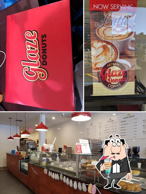 Las fotografías de bebida y comida en Glaze Donuts Fort Lee