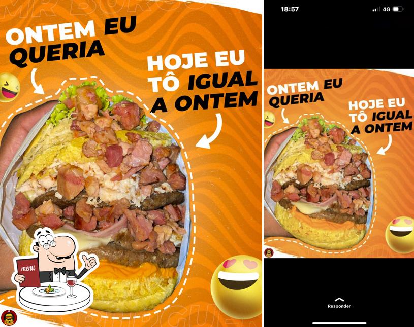 Comida em MR BURGUER