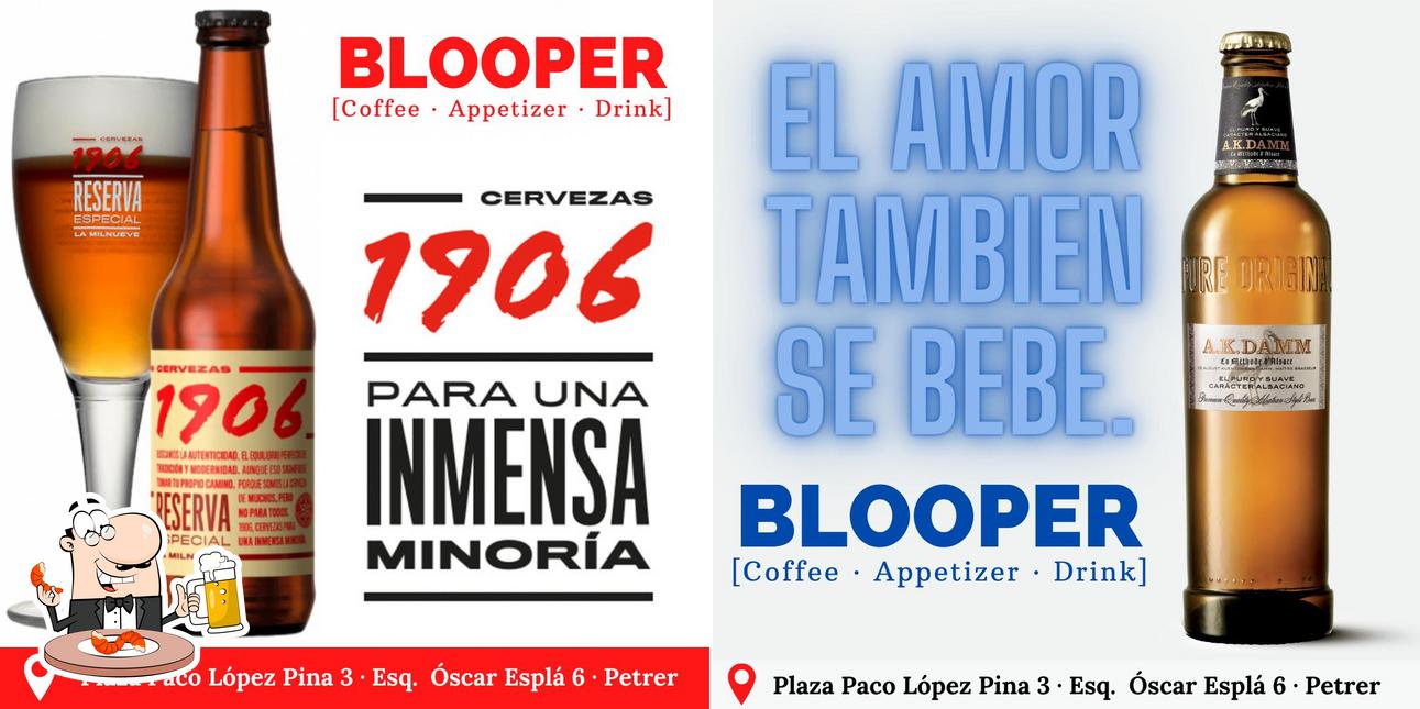 "Blooper [Coffee · Appetizer · Drink]" предлагает широкий выбор сортов пива