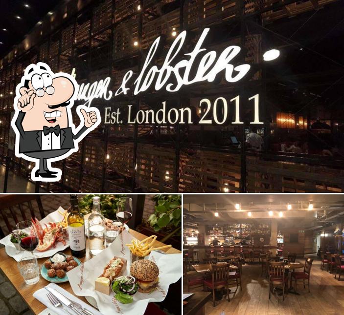 Check out how Burger & Lobster Knightsbridge looks inside