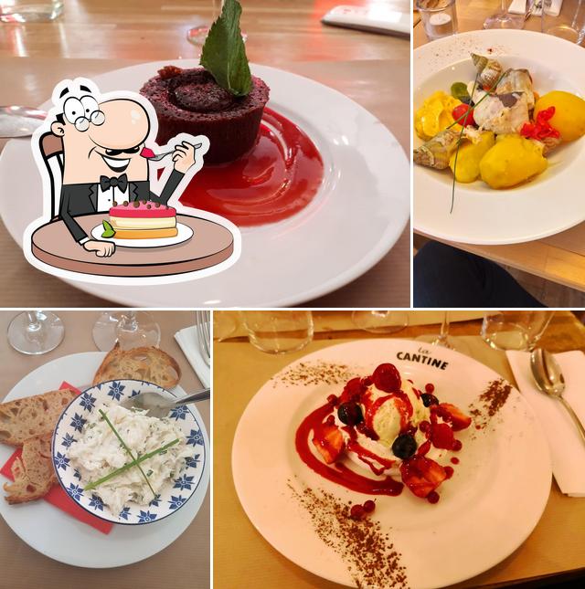 La Cantine provides a number of sweet dishes