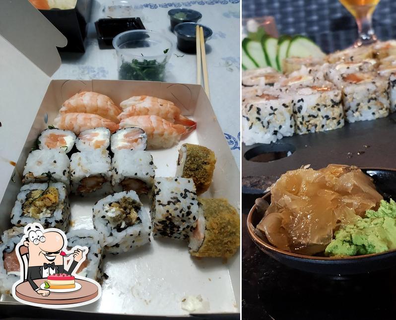 Maki Home-Sushi-Home provê uma escolha de sobremesas
