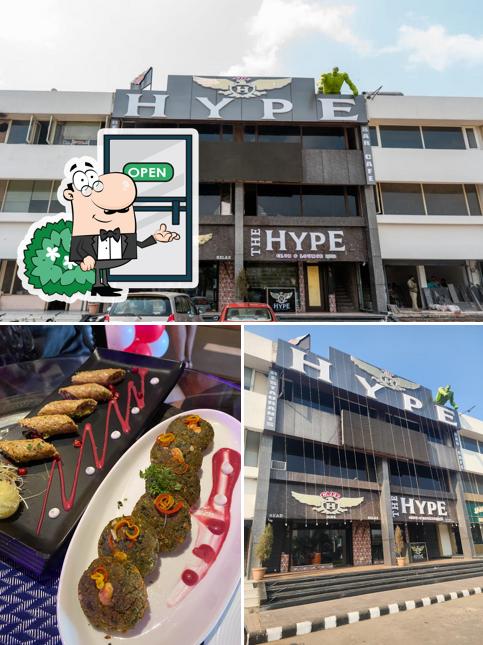 The Hype cafe,bar,Lounge & nightclub is distinguished by exterior and food