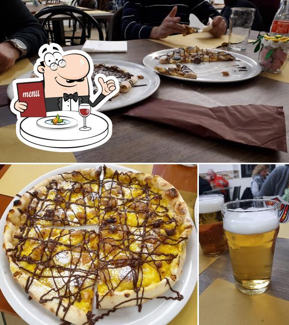 La foto della cibo e birra di Pizzeria Nuvola Rossa