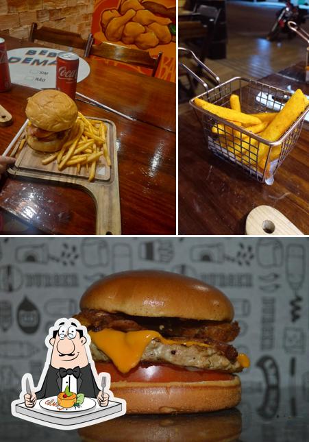 Comida em George W Burguer