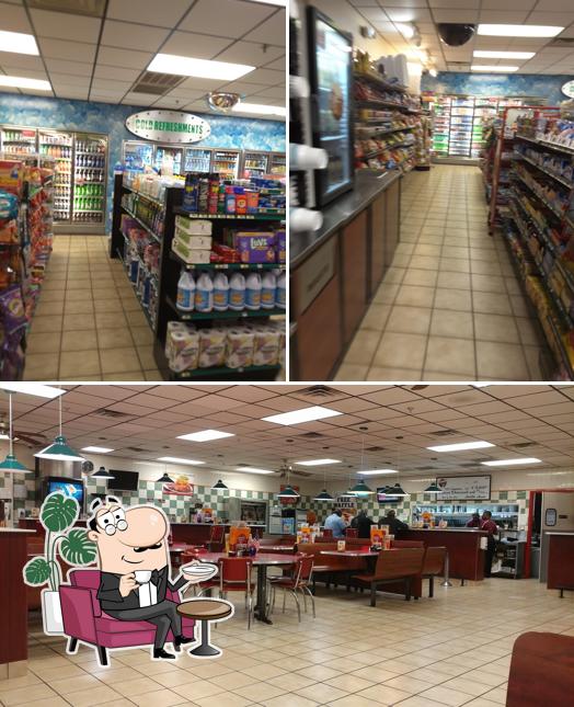 The interior of Simmons Travel Center