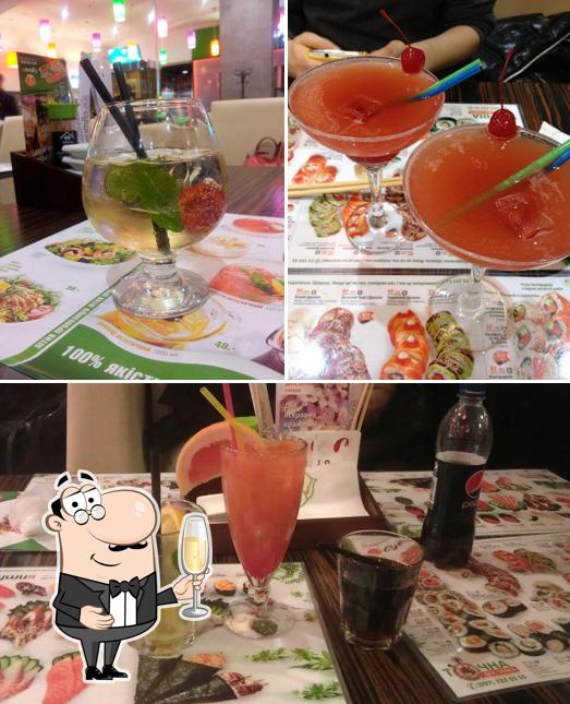 Sushiya sert des boissons alcoolisées