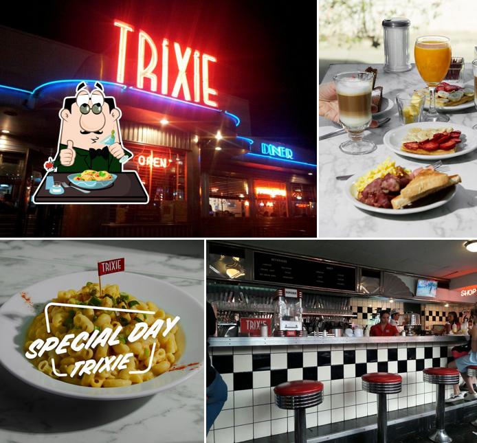 Food at TRIXIE American Diner