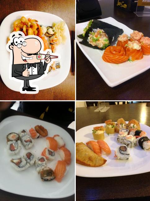 Experimente diferentes opções de sushi