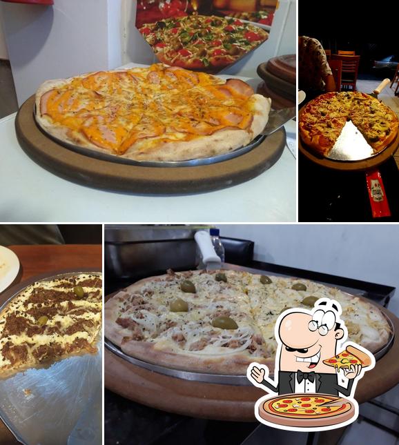 Experimente pizza no Pallazzo Pizzaria - Riacho Fundo