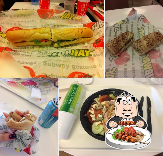 Platos en Subway