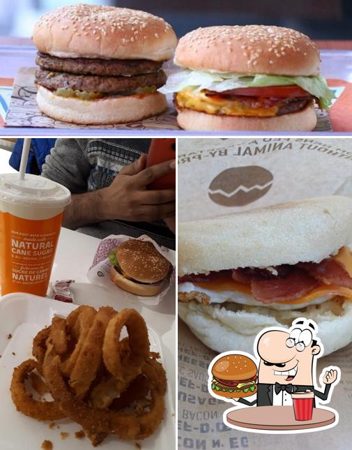 Get a burger at A&W Canada