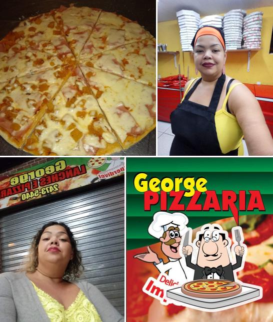 No George Pizzaria, você pode desfrutar de pizza