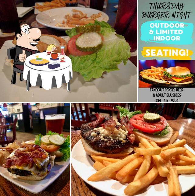 Try out a burger at Doc's Irish Pub