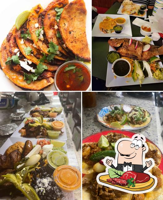 Pick meat dishes at El cabrito Mexican grill