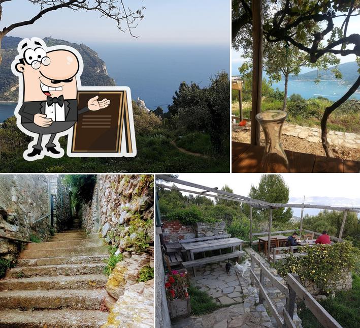 Goditi la vista dagli esterni di Rifugio Ristorante con vista