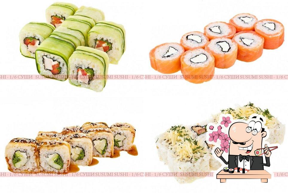 В "Susumi 1/6" попробуйте суши и роллы