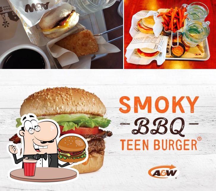 Essayez un hamburger à A&W Canada