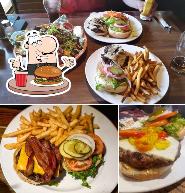 Order a burger at Bronte's Sports Kitchen