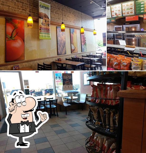 El interior de Subway