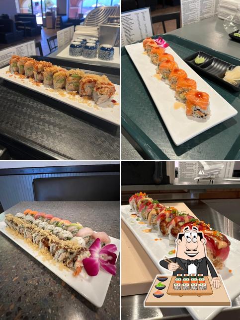 Get various sushi options