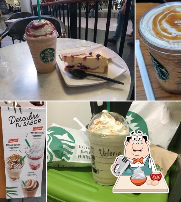 "Starbucks Gran Plaza" предлагает широкий выбор сладких блюд