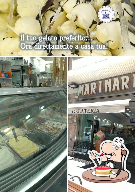 Gelateria Marinari Roma propose une variété de plats sucrés