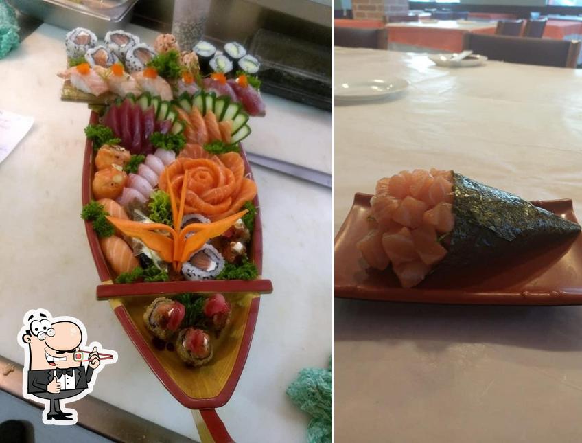 Prove diversas opções de sushi