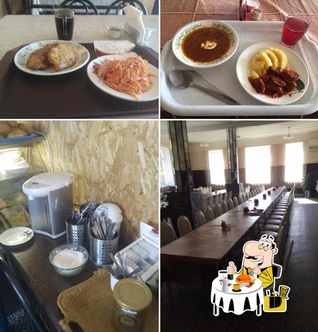 The photo of food and interior at АрАмат