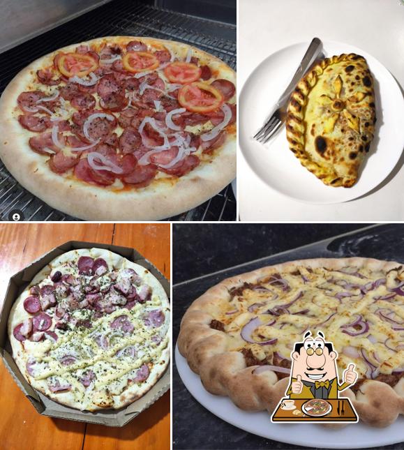 No Amo Lanches e Pizzas, você pode desfrutar de pizza