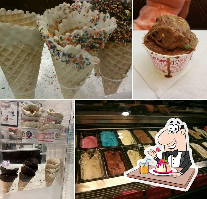 Marble Slab Creamery offers a variety of desserts