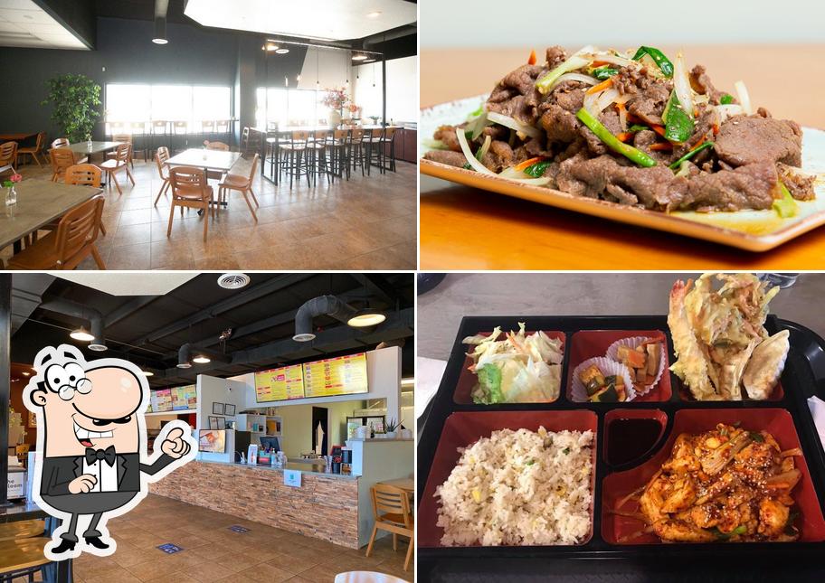 The image of Ohgane Korean Kitchen’s interior and food