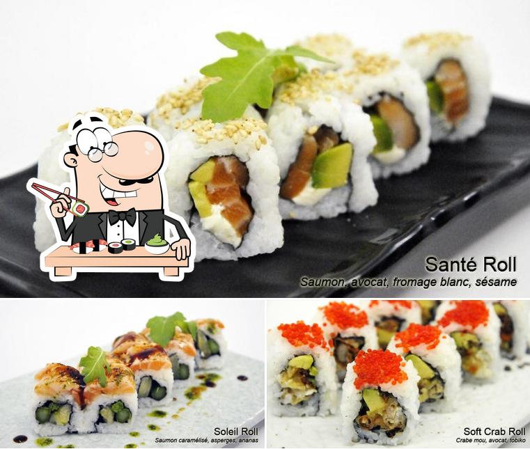 Scegli le varie opzioni di sushi