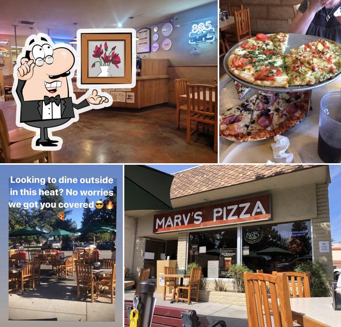Check out how Marv's Pizza And Sports Bar looks inside