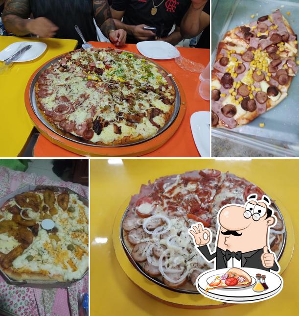 Escolha diferentes estilos de pizza